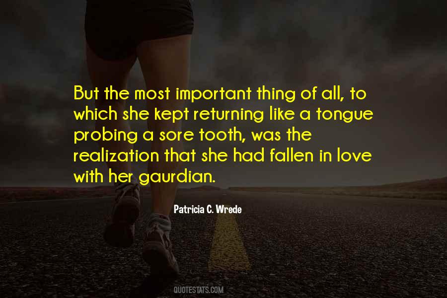 The Most Important Thing Quotes #1798512