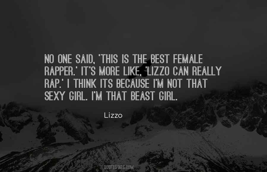 Best Female Rapper Quotes #682482