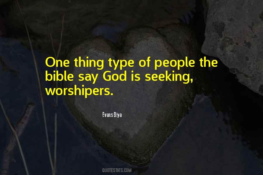 Worshipers Of God Quotes #813736