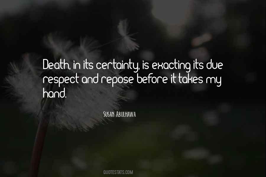 Death In Quotes #942658