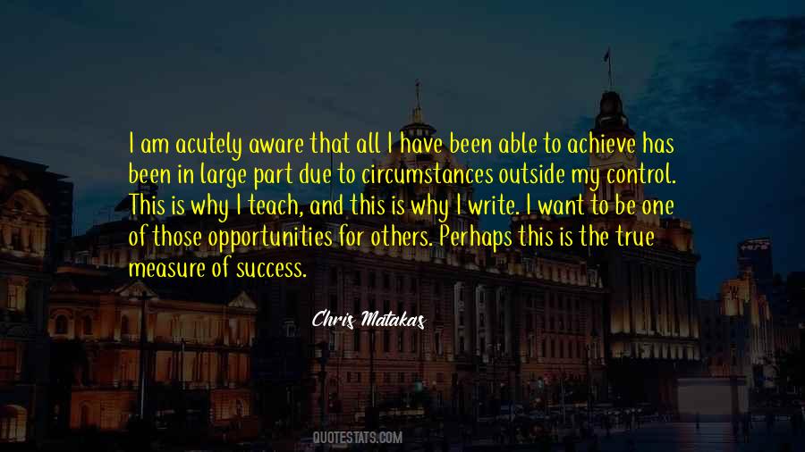 Measure Of Our Success Quotes #443915