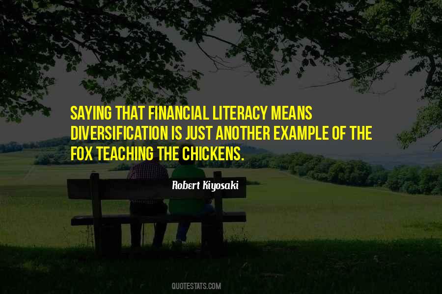 Best Financial Literacy Quotes #1093763