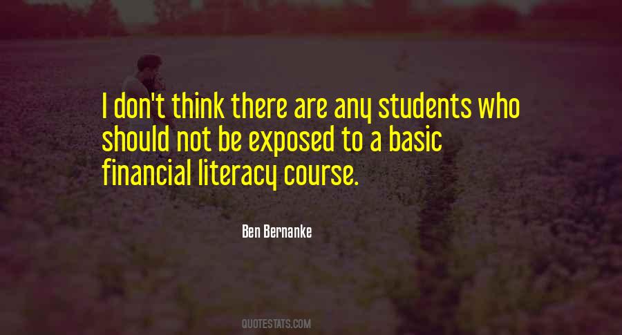 Best Financial Literacy Quotes #1320543