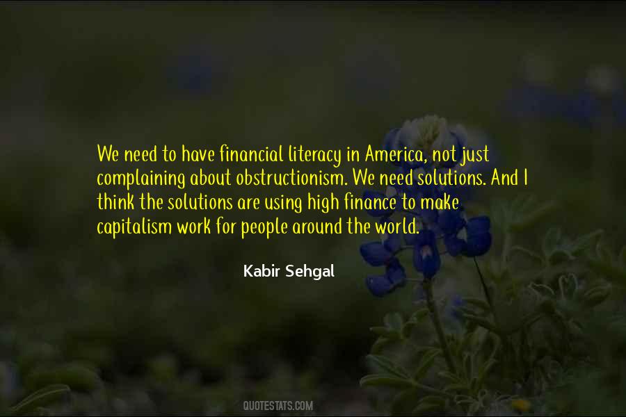 Best Financial Literacy Quotes #1459169