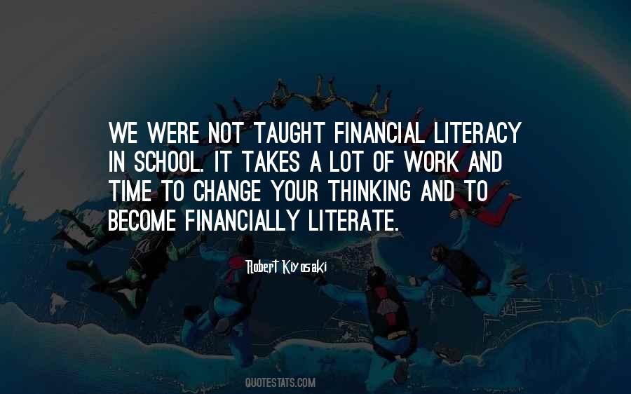 Best Financial Literacy Quotes #527542