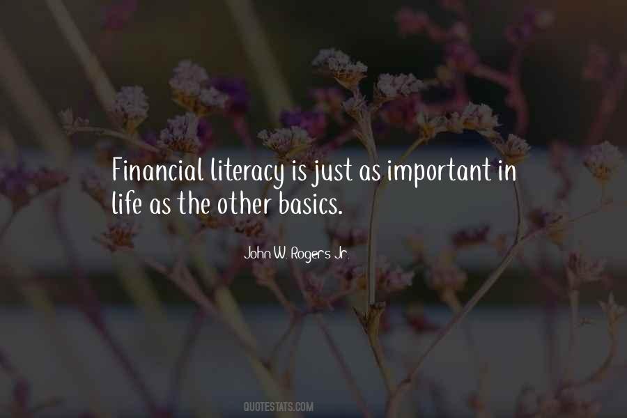 Best Financial Literacy Quotes #567352