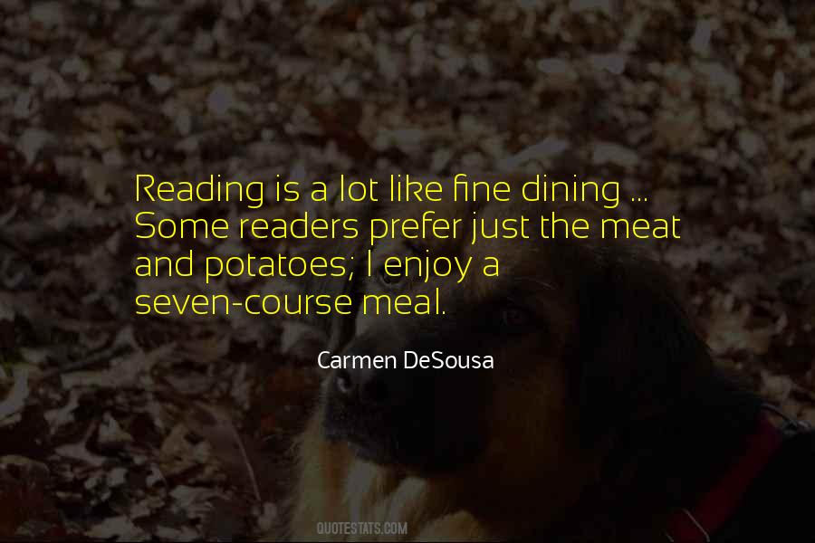 Best Fine Dining Quotes #209194