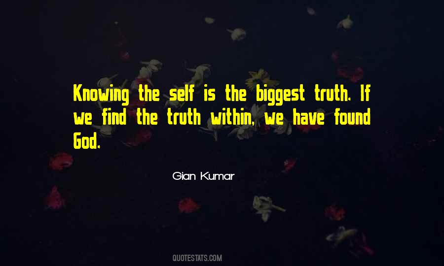Knowing Truth Quotes #229647