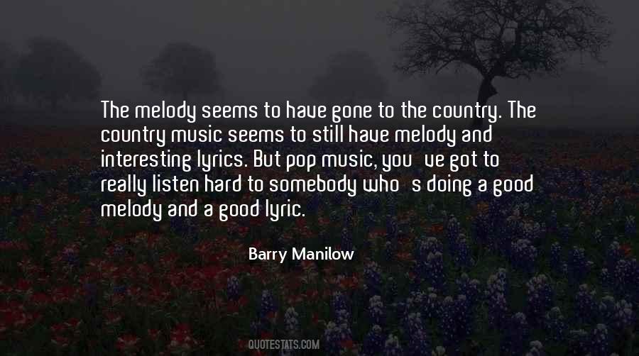 Good Lyric Quotes #660814