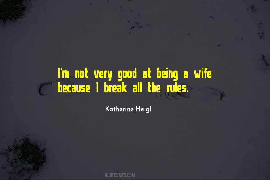 Being A Wife Quotes #1087960