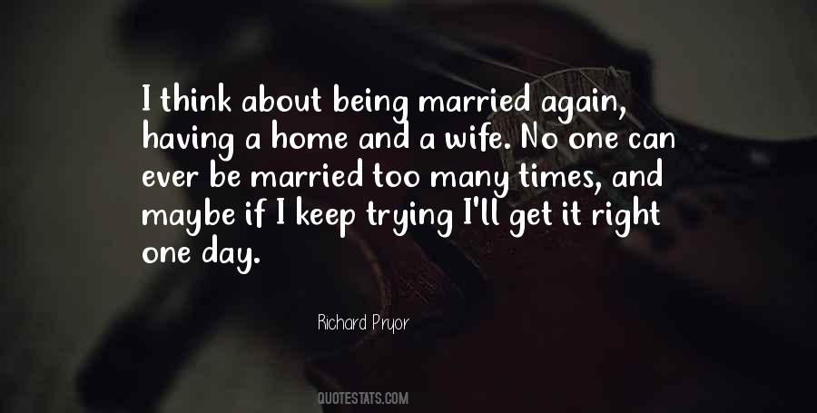 Being A Wife Quotes #258761