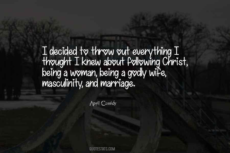 Being A Wife Quotes #305927