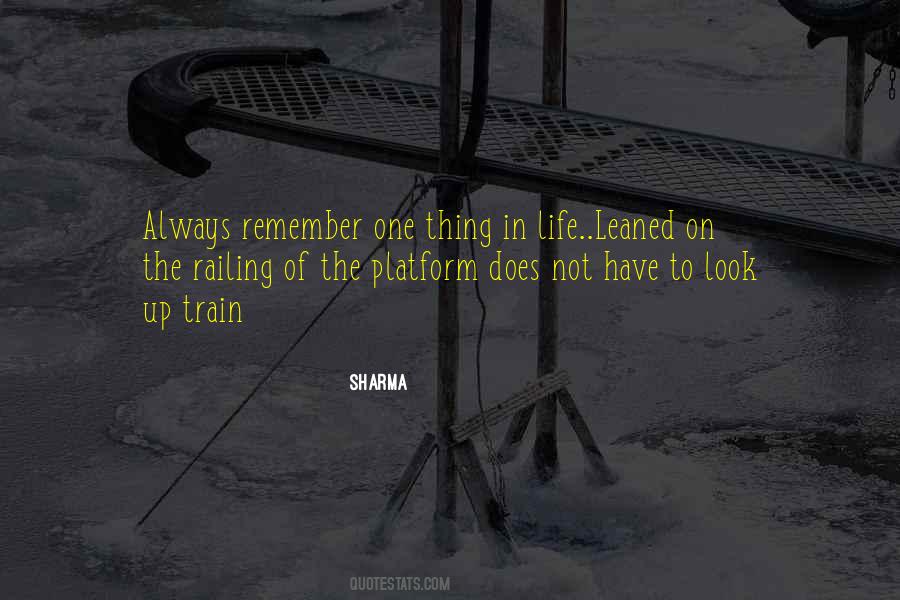 Quotes About The Train Of Life #1564896