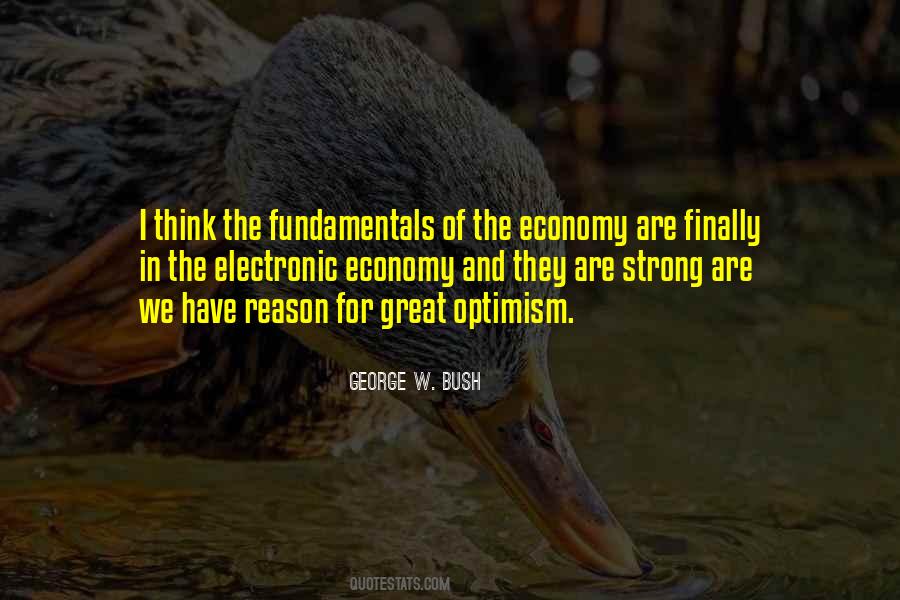 Strong Economy Quotes #279086