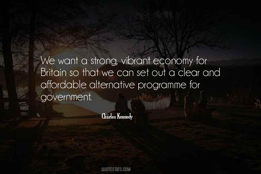 Strong Economy Quotes #884081