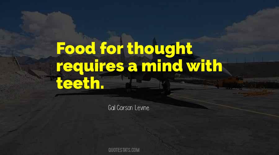 Best Food For Thought Quotes #66234