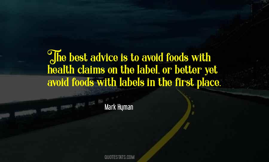 Best Foods Quotes #26230