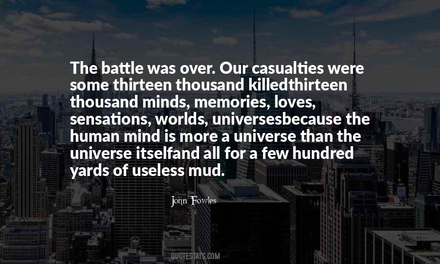 Battle Casualties Quotes #952834