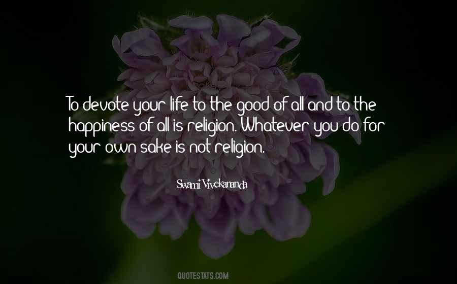 Devote Life Quotes #1390965