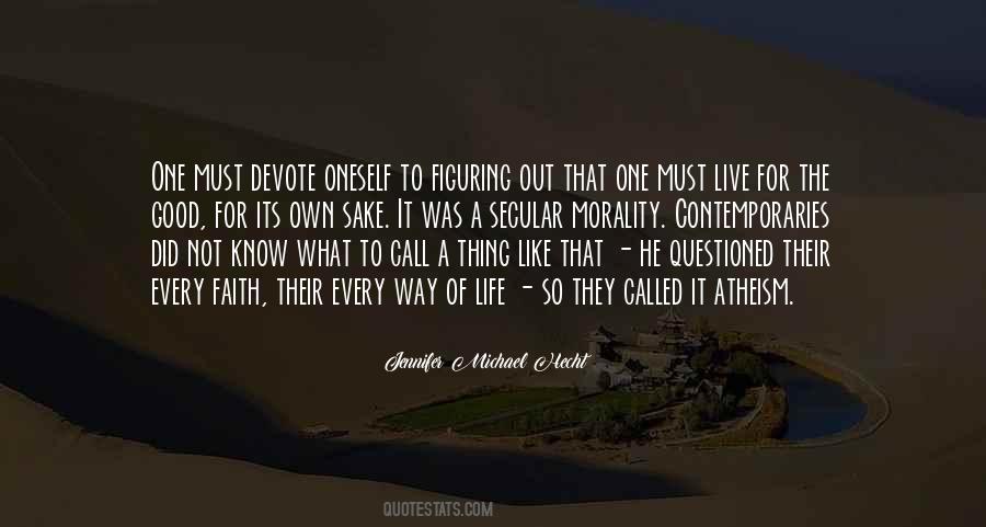 Devote Life Quotes #450583
