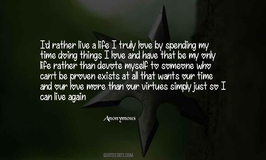 Devote Life Quotes #72785