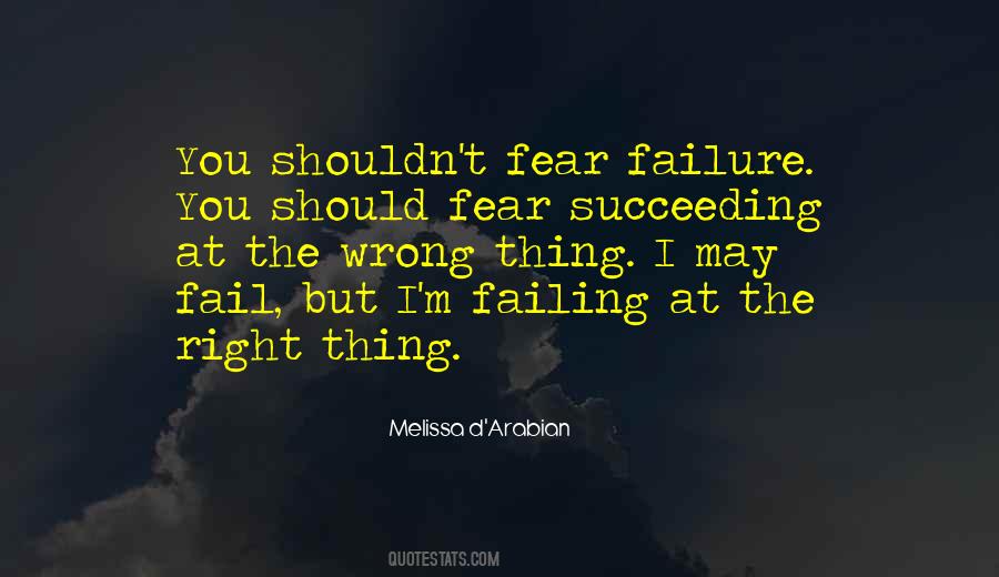 Fear Failure Quotes #912321