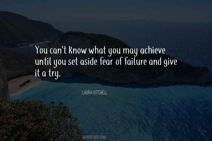 Fear Failure Quotes #9982
