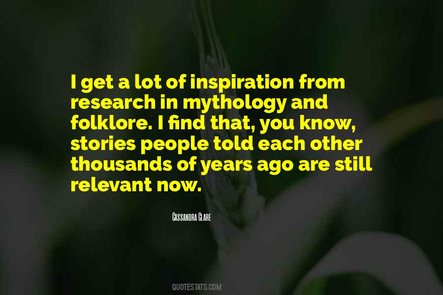 Folklore And Mythology Quotes #1138732