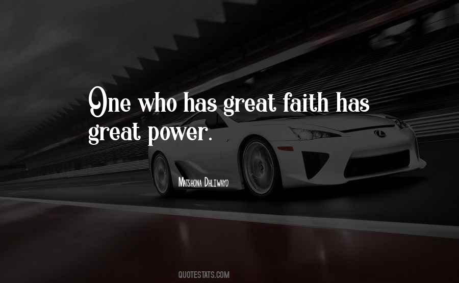 Great Faith Quotes #1670452