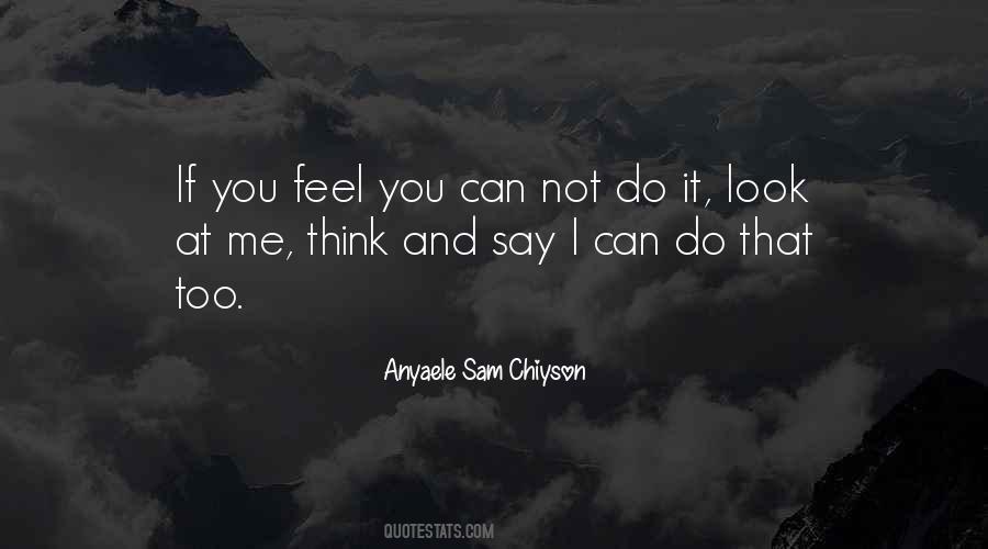 Anyaele Sam Quotes #1153780