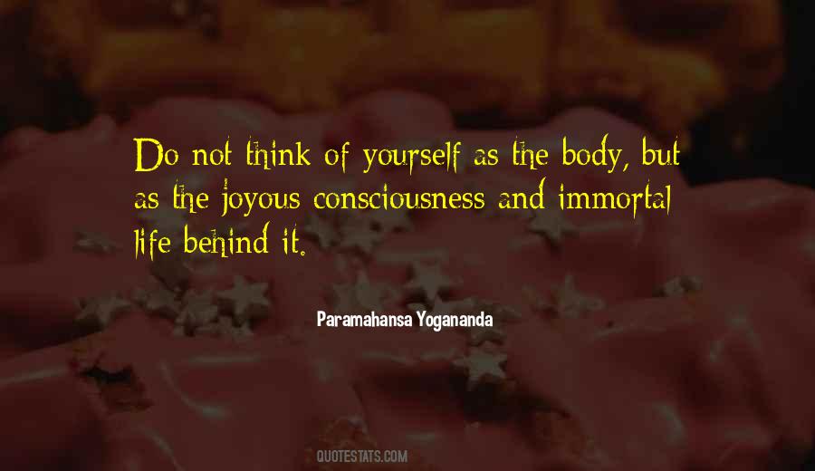 Life Consciousness Quotes #135073