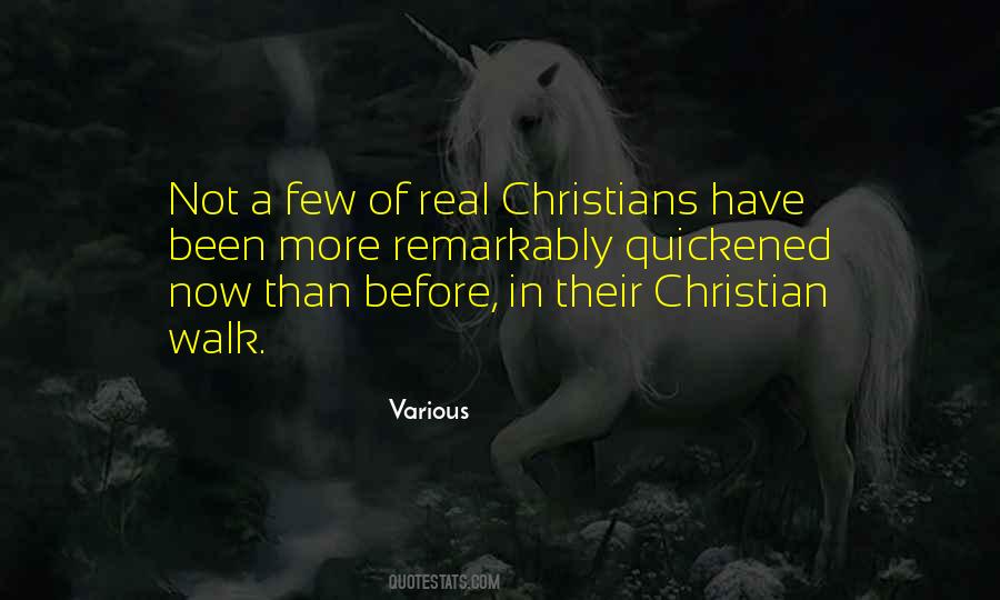 Christian Walk Quotes #1646039