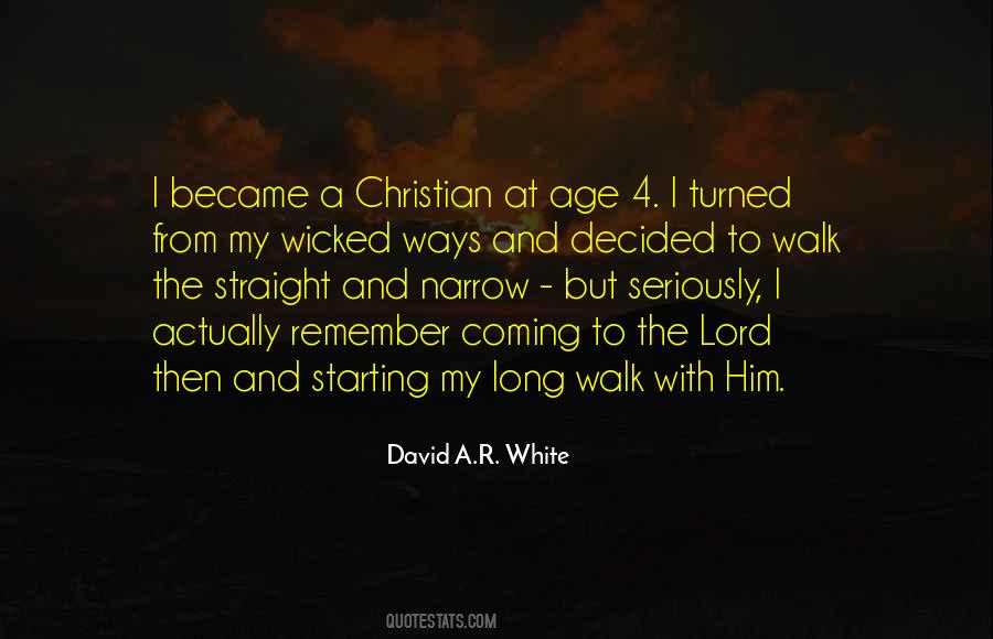 Christian Walk Quotes #399349