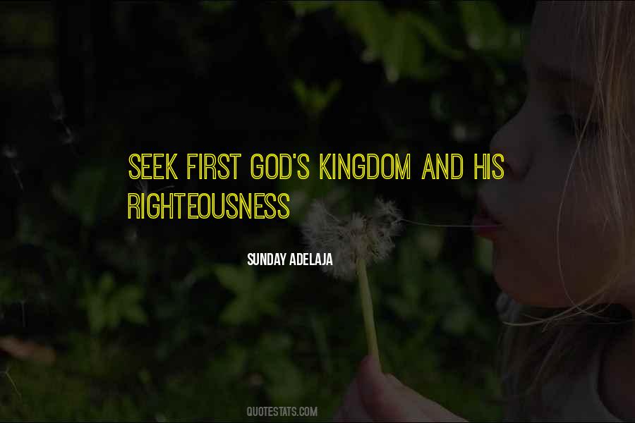 Kingdom First Quotes #1412052