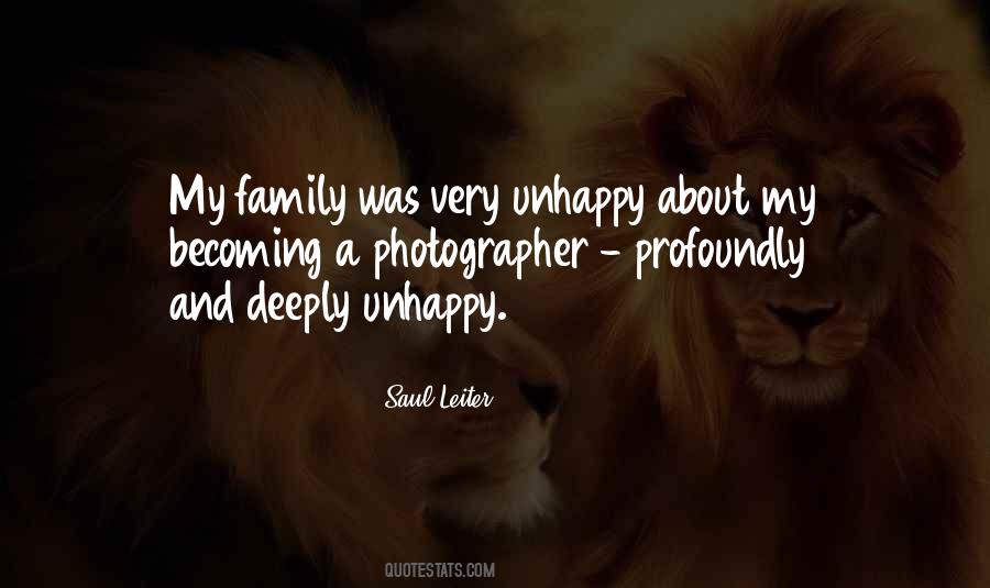 Unhappy Family Quotes #1429583