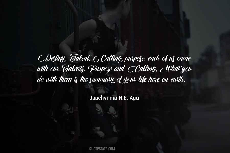 Agu Jaachynma N E Quotes #813733
