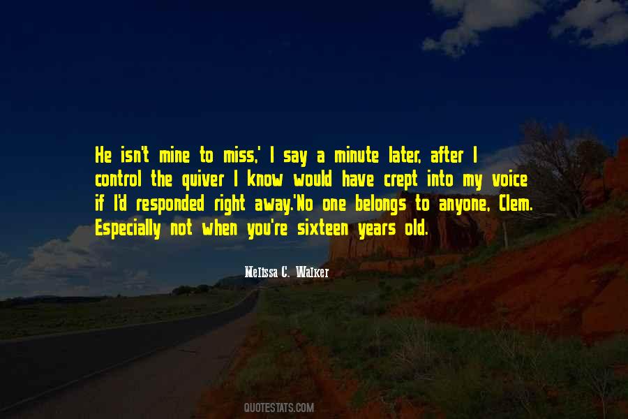 Voice One Quotes #56857