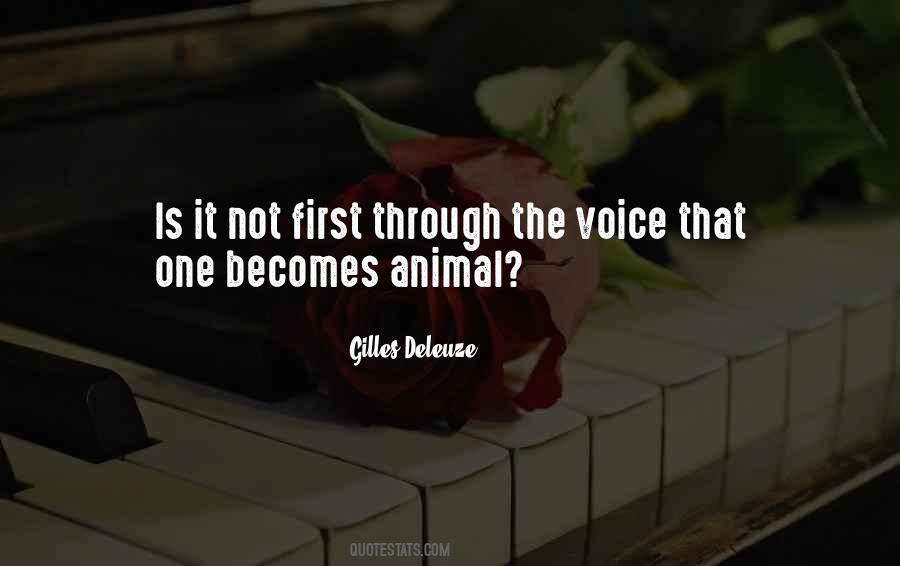 Voice One Quotes #84078