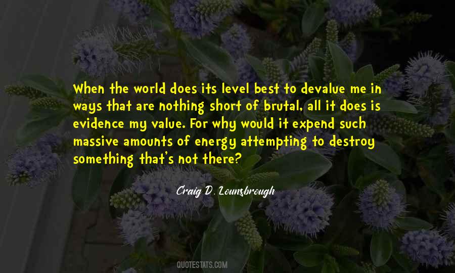 Self Value Quotes #135347