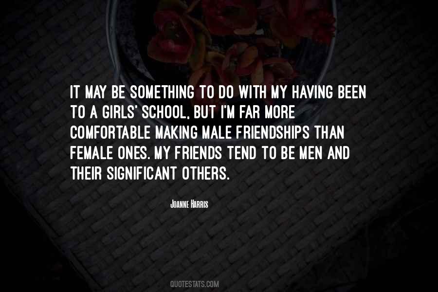 Best Friends Male Female Quotes #58733