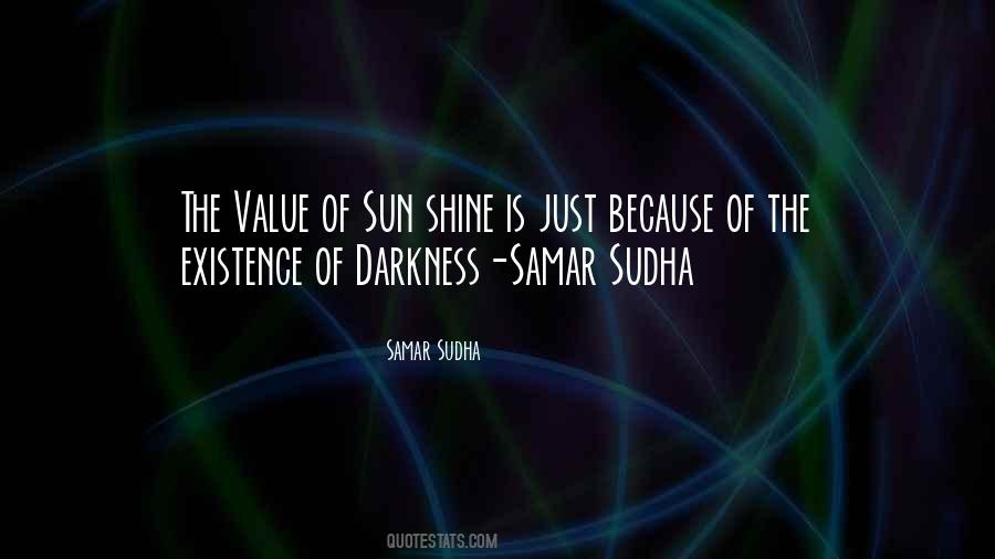 Value Of Light Quotes #1138638