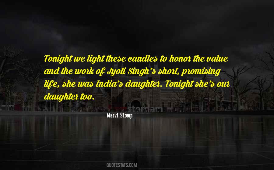 Value Of Light Quotes #1220535