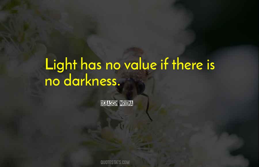 Value Of Light Quotes #1867049