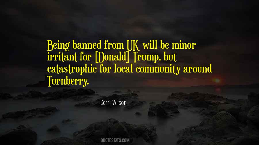 Being Banned Quotes #1240007