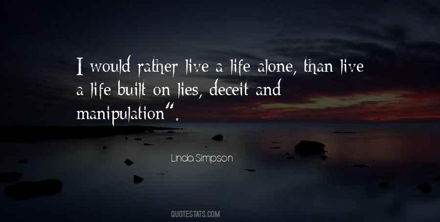 Quotes About Manipulation And Lies #1149741