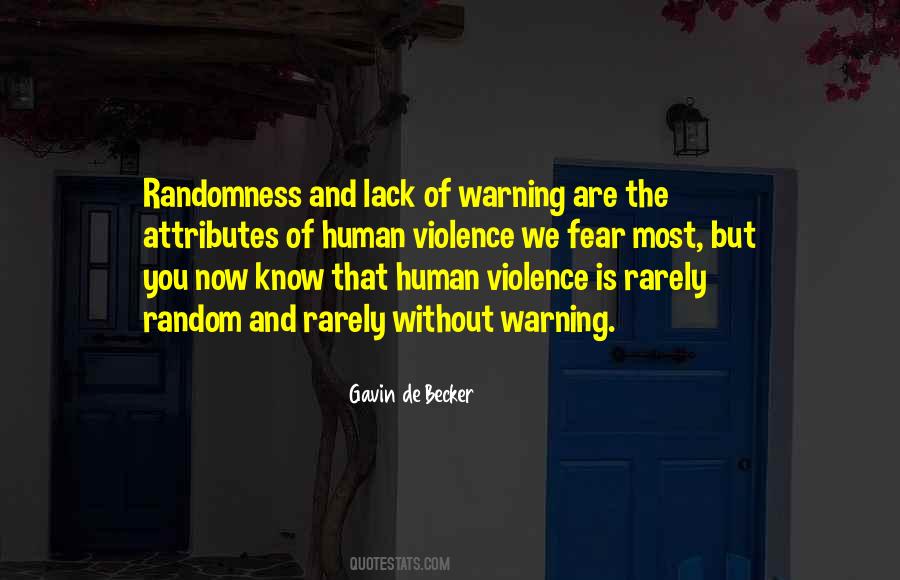 Random Violence Quotes #1465663