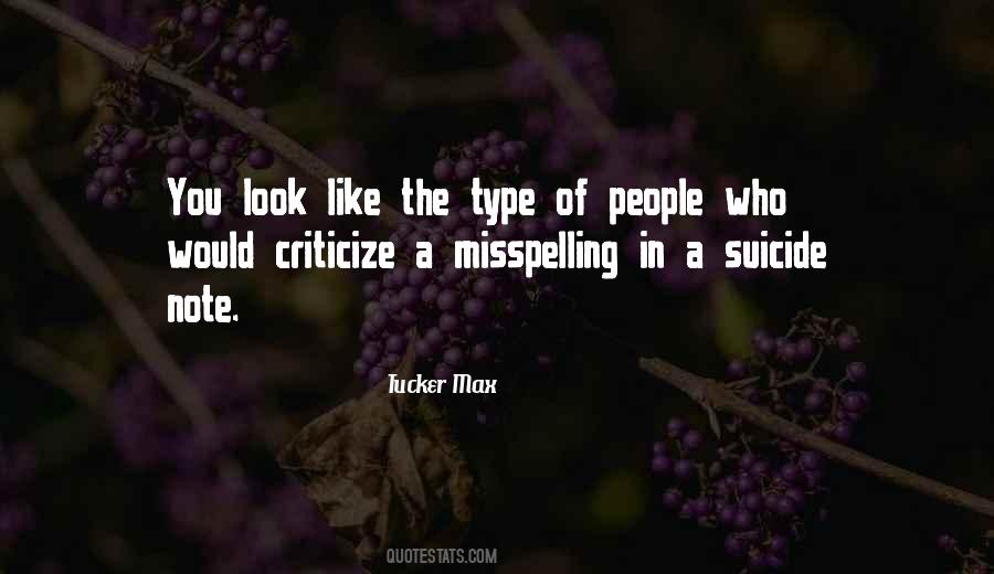 Type Of People Quotes #801805