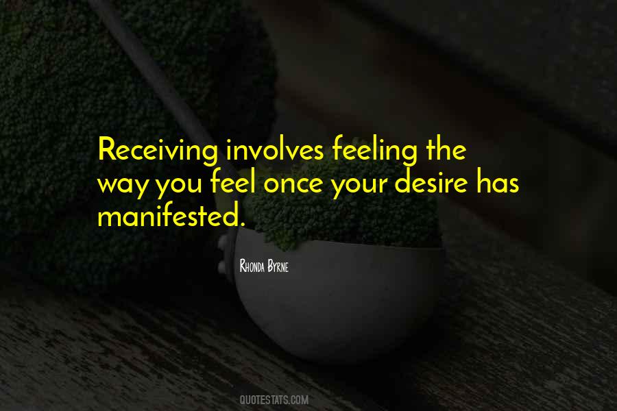 Quotes About Manifested #1159397