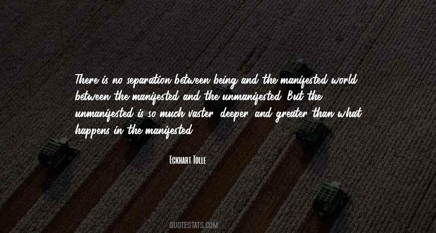 Quotes About Manifested #150520 Quotes About Manifested #150520