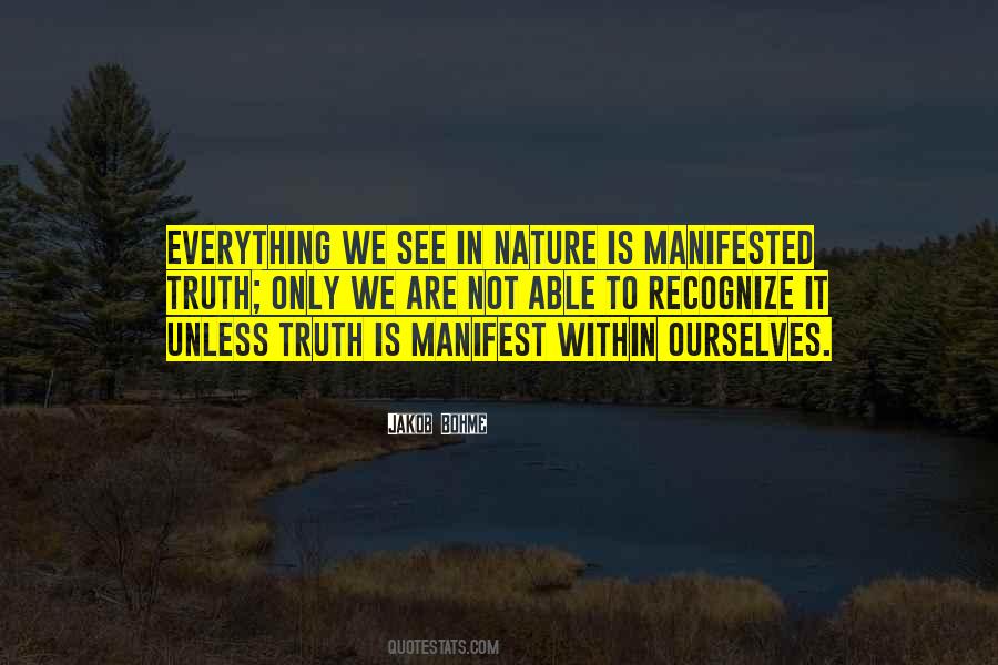 Quotes About Manifested #256275 Quotes About Manifested #256275
